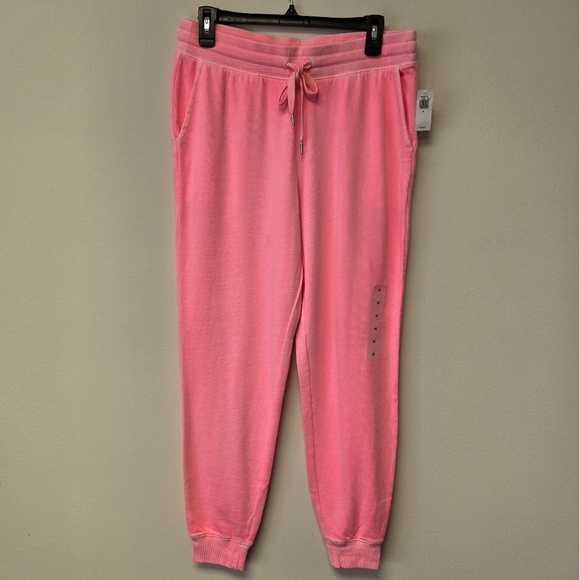 Old Navy Mid Rise Vintage Jogger Sweatpants Hot Pink M - Picture 2 of 8